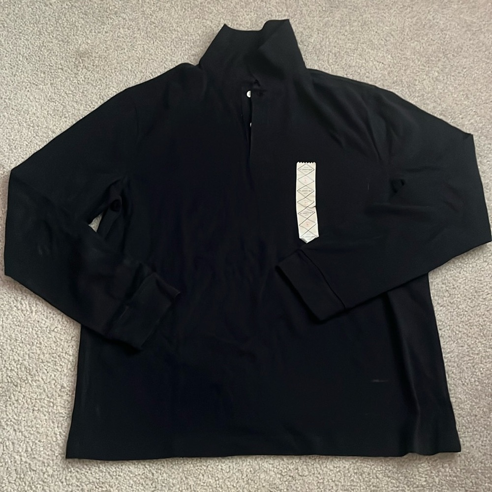 “St. John’s Bay- Mens Long Sleeve polo size large”